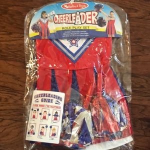 New in bag Melissa and Doug cheerleader set